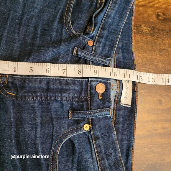Madewell Jeans 28 Skinny 9" High Rise Creston Wash J4624 Tummy Control Slimming - Picture 9 of 12